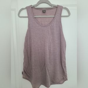 Icebreaker Merino Amplify Racerback Top in Suede, Sz Large